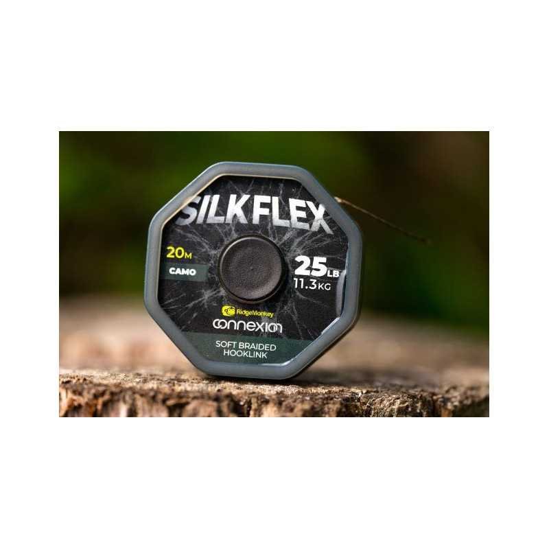 Tresse RidgeMonkey Connexion SilkFlex Soft 25lbs 20m Tresse RidgeMonkey Connexion SilkFlex Soft 25lb 20m-Tresse et Terminaux-Carptour