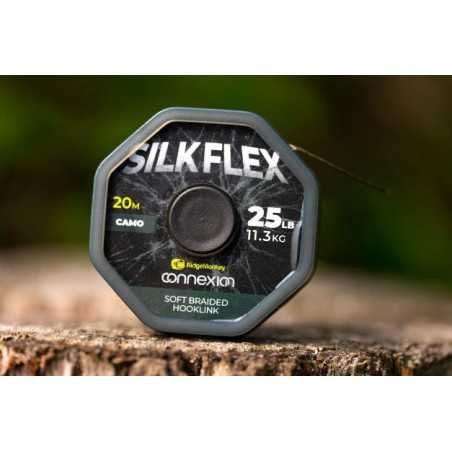 Tresse RidgeMonkey Connexion SilkFlex Soft 25lbs 20m