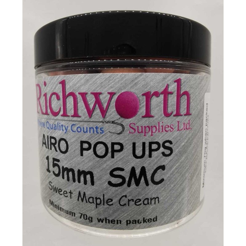 Pop up Richworth Sweet Maple Cream 15mm-Appâts-Carptour