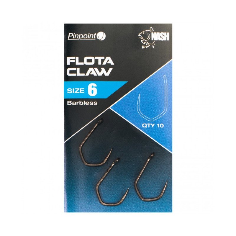 Flota Claw Hameçon Nash Barbless Hook-Hameçons-Carptour