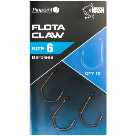 Flota Claw Hameçon Nash Barbless Hook