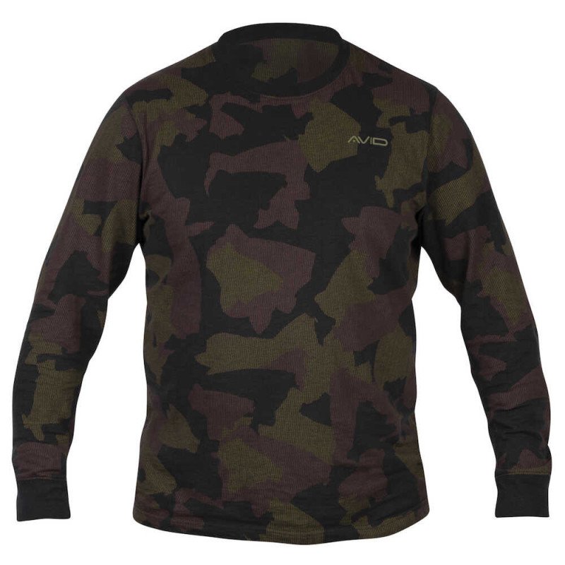 T-Shirt manches longues Avid Carp Distortion Camo Lite Long Sleeve-Vêtements-Carptour