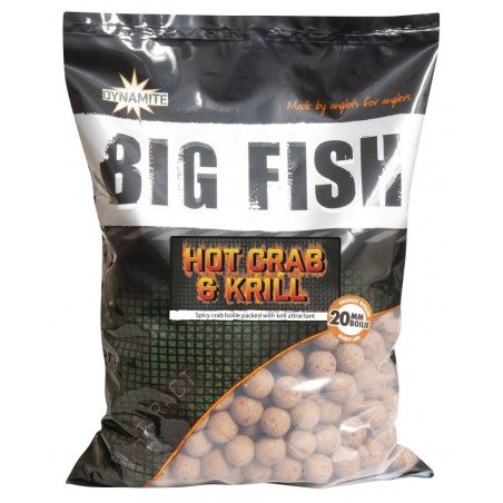 Bouillettes Dynamite Baits Hot Crab & Krill 5kg