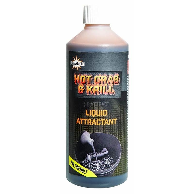 Dynamite Baits Hot Crab & Krill Liquid 500ml-Appâts-Carptour