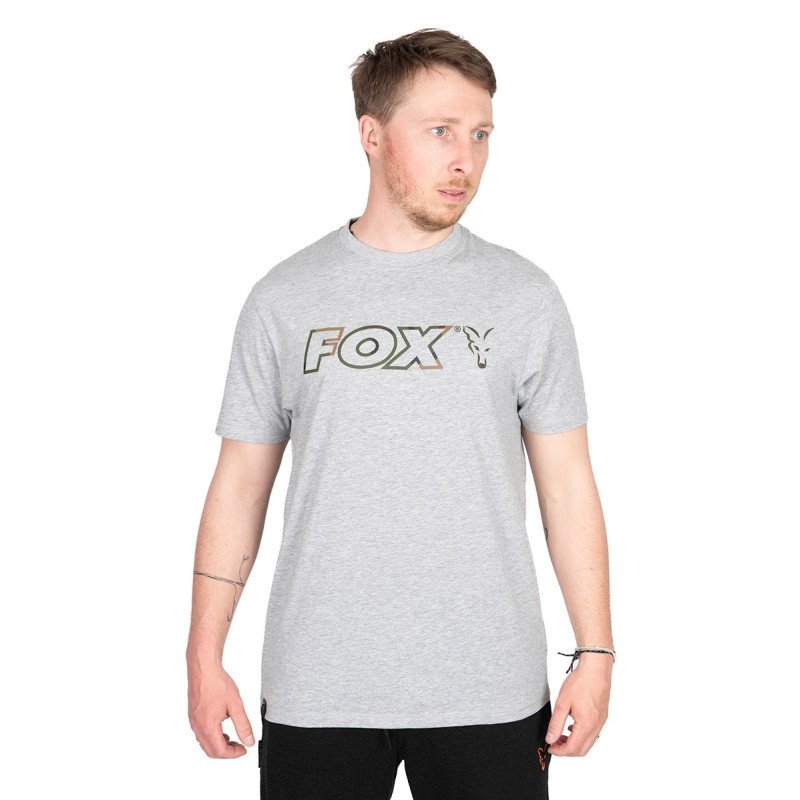 T-Shirt Fox Ltd LW Grey Marl T-Vêtements-Carptour