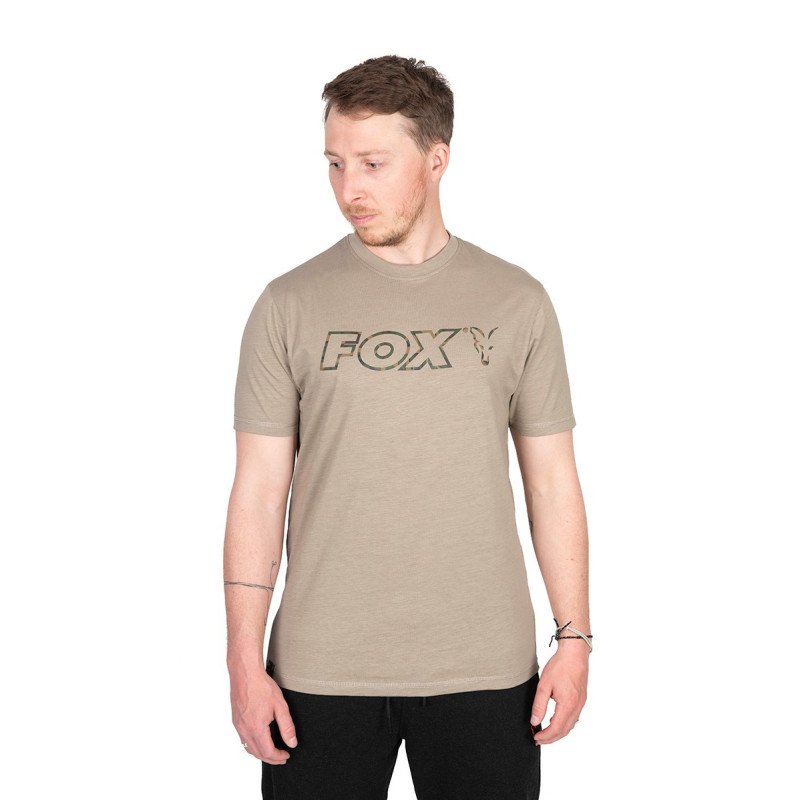 T-Shirt Fox Ltd LW Khaki Marl T-Vêtements-Carptour