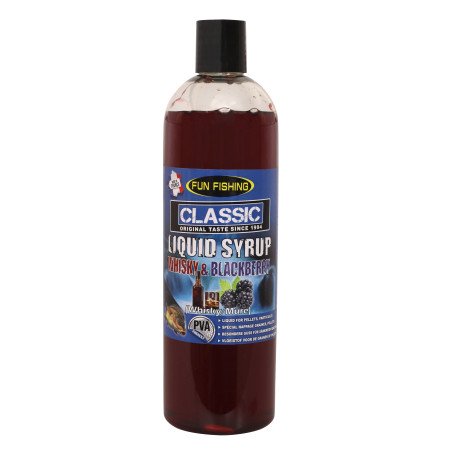 Liquid Syrup Classic fun Fishing Whisky Blackberry 480ml