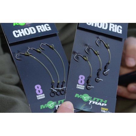 Bas de ligne korda Chod Rig Short Barbed taille N°8