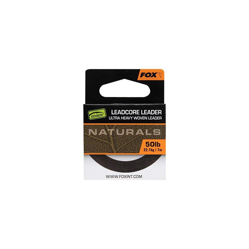 Naturals Leadcore Fox 50lb /22.7kg-Leadcore et Shockleader-Carptour