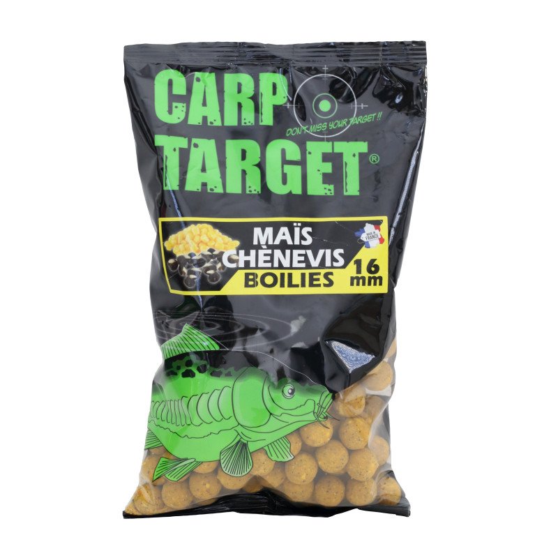 Bouillettes Carp Target Mais chenevis 800gr-Appâts-Carptour