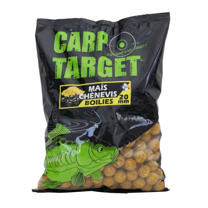 Bouillettes Carp Target Mais chenevis 2.5kg 20mm-Appâts-Carptour