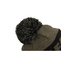 Bonnet Fox Collection Green & Black Bobble hat