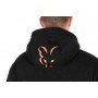 New Veste Fox Black & Orange Sherpa Hoody