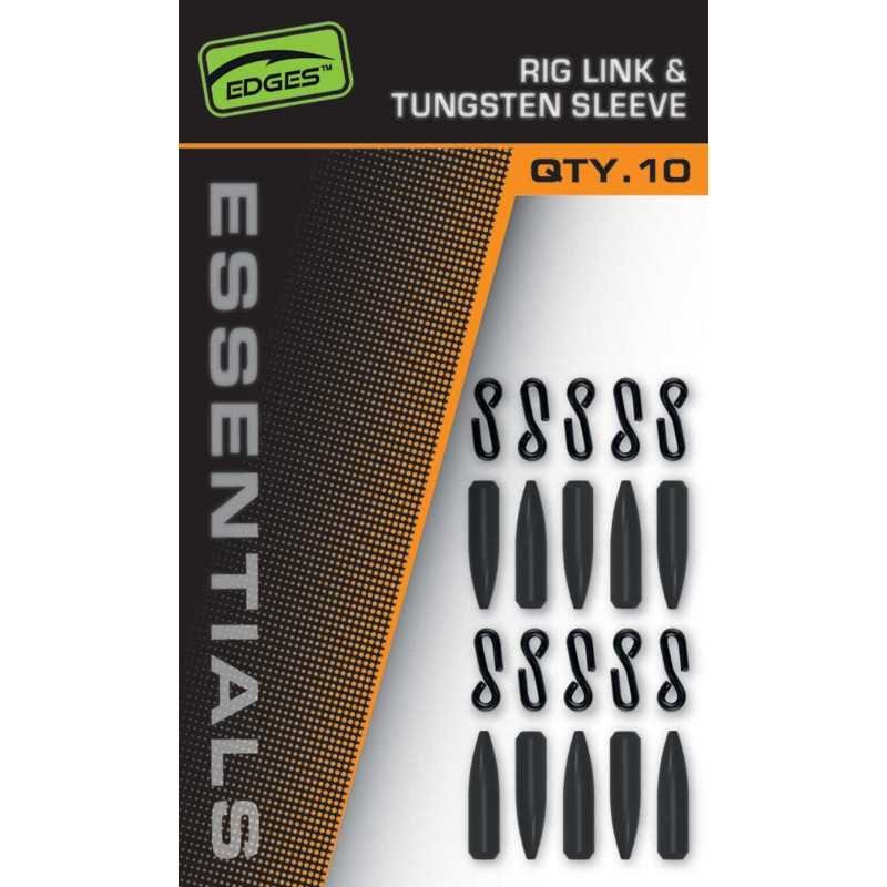 Attaches et manchons Fox Edges Rig Link & Tungsten Sleeves (par10) Attaches et manchons Fox Edges Rig Link & Tungsten Sleeves (par10)-Accueil-Carptour