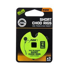 Bas de ligne Fox Short Chod Rigs (par3)