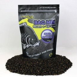 Pellets ProElite Baits Squid  & Octopus Bag Mix 3-4-5-6mm 800gr