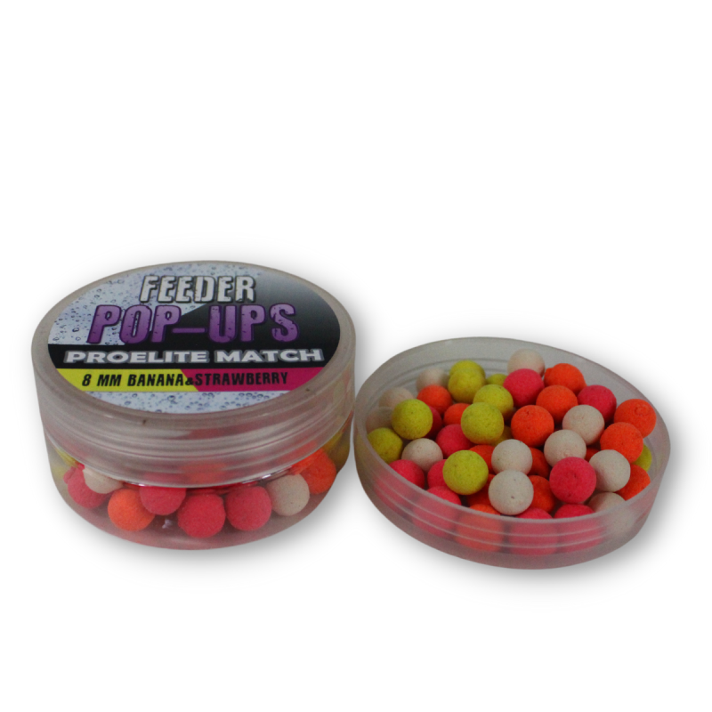 Hook Pop-Up Feeder ProElite baits Banana & Strawberry 8mm 25gr-Appâts-Carptour