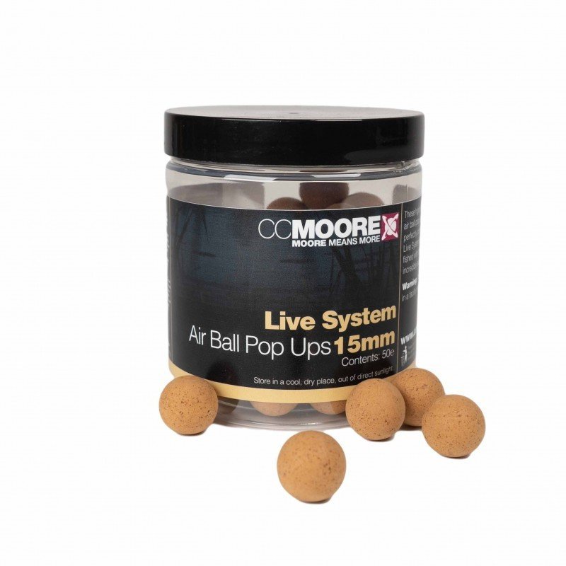 Pop-Ups Live System Air Ball CCMoore 15mm (50pcs)-Appâts-Carptour