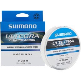 Nylon Shimano Utegra Fluorocarbon transparent vert 600m