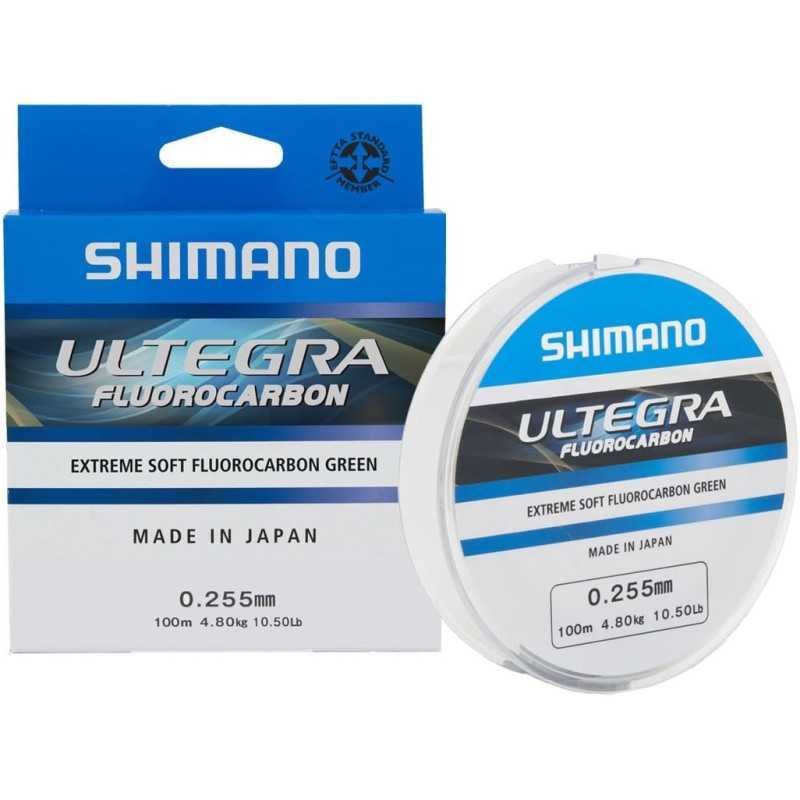 Nylon Shimano Ultegra Fluorocarbon transparent vert 600m-Ligne-Carptour