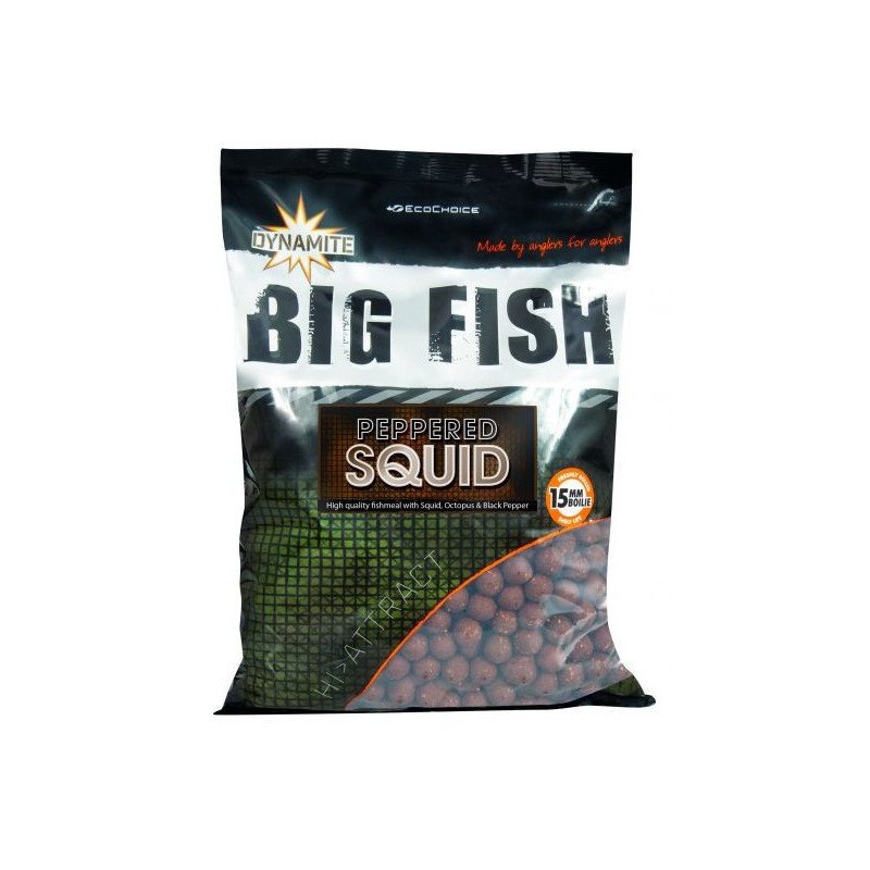 Bouillettes Dynamite Baits Peppered squid  1.8kg-Appâts-Carptour