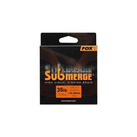 Tresse Fox Submerge Orange sinking braid 600m