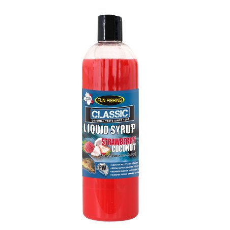 Liquid Syrup Classic Fun Fishing Strawberry & Coconut 480ml