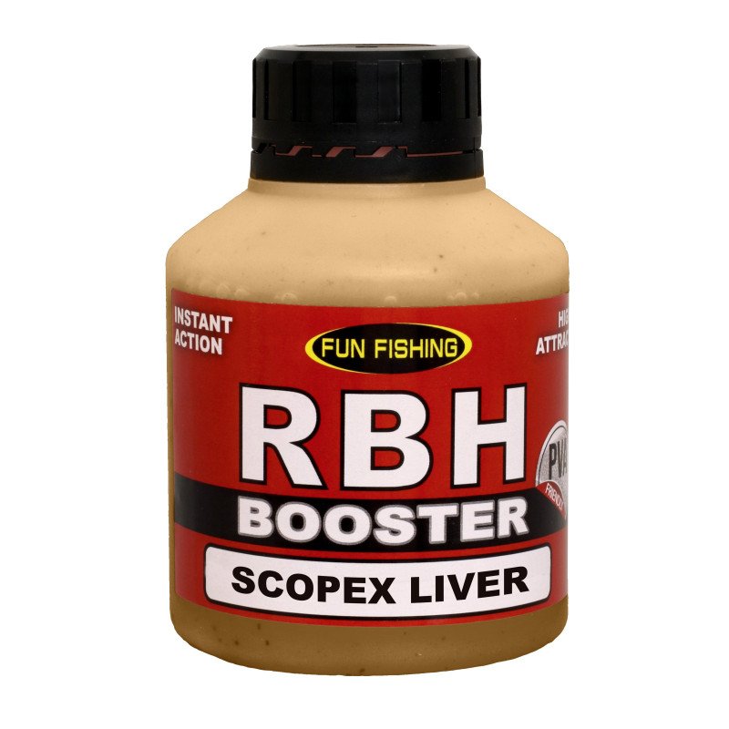 RBH Booster Scopex & Liver Fun Fishing 250 ml-Appâts-Carptour