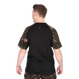 T-Shirt Black & Camo Outline T Fox