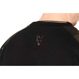 T-Shirt Black & Camo Outline T Fox