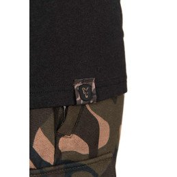 T-Shirt Black & Camo Outline T Fox