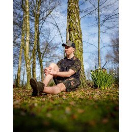 T-Shirt Black & Camo Outline T Fox