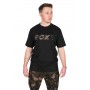 T-Shirt Black & Camo Logo T Fox