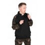 Sweat LW Black & Camo qtr zip Fox