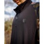 Sweat LW Black & Camo qtr zip Fox