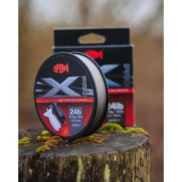 Tresse Spomb X Pro Braid Grey 8+1 0.18mm 24lbs