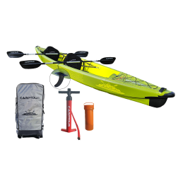 Kayak Gonflable Carptour Deux personnes Vert Citron 415cm / 80cm