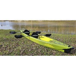 Kayak Gonflable Carptour Deux personnes Vert Citron 415cm / 80cm