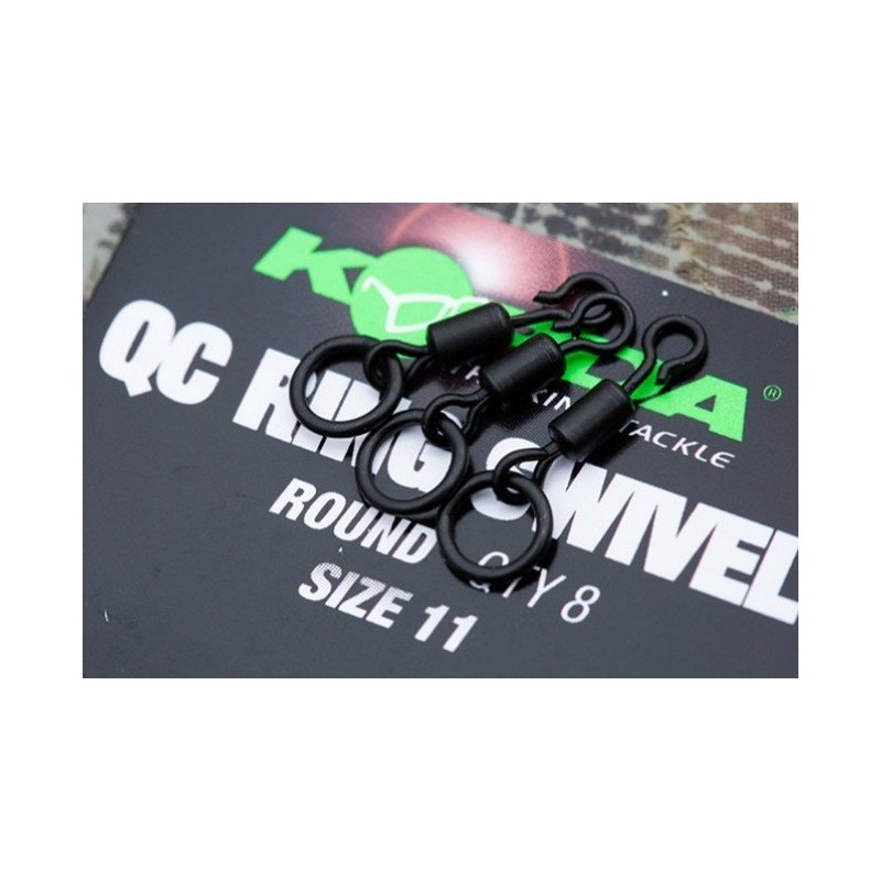 Emerillon Korda Quick Change QC Rond Taille 11-Outils et Accessoires-Carptour