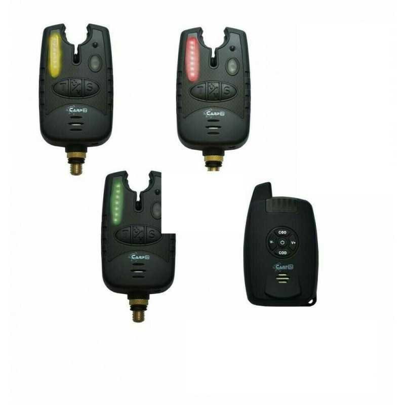 Coffret Centrale + 3 Détecteurs F09 CarpOn-Electronique-Carptour