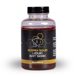 Liquid Bait Soak Scopex Squid 250ml Nasbait