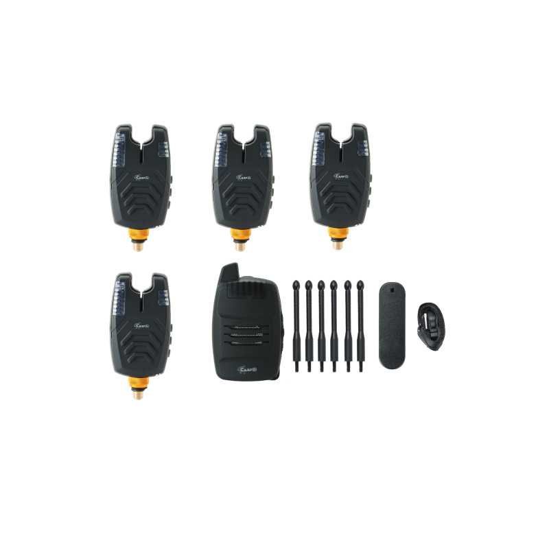 Coffret Centrale + 4 Détecteurs F10 CarpOn-Electronique-Carptour