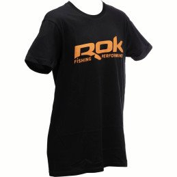 T-shirt Manches Courtes Noir Rok