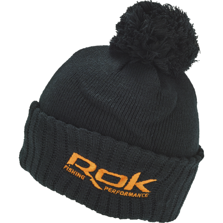 Bonnet Pompon Noir Rok