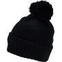 Bonnet Pompon Noir Rok