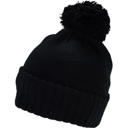 Bonnet Pompon Noir Rok