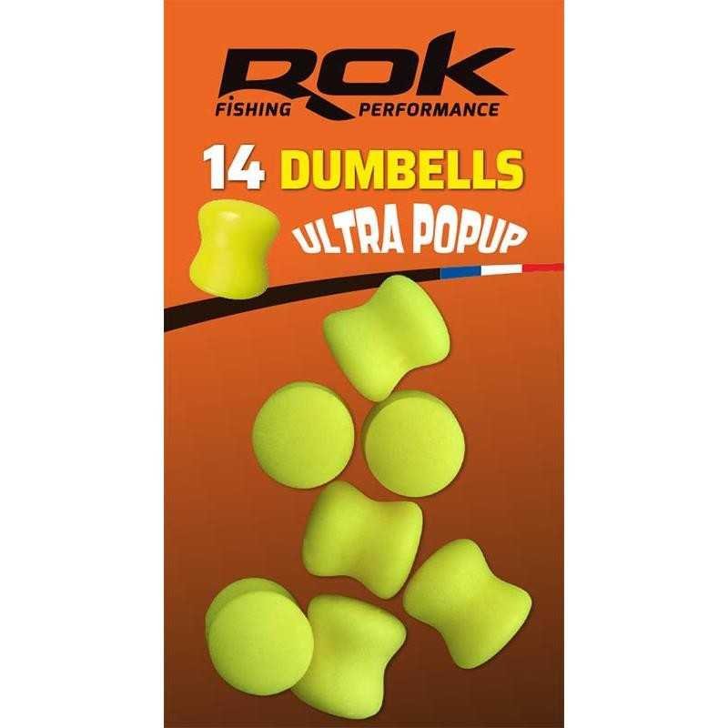 Dumbells Ultra Pop-Up Rok (x14) Dumbells Ultra Pop-Up Rok (x14)-Appâts Artificiels-Carptour