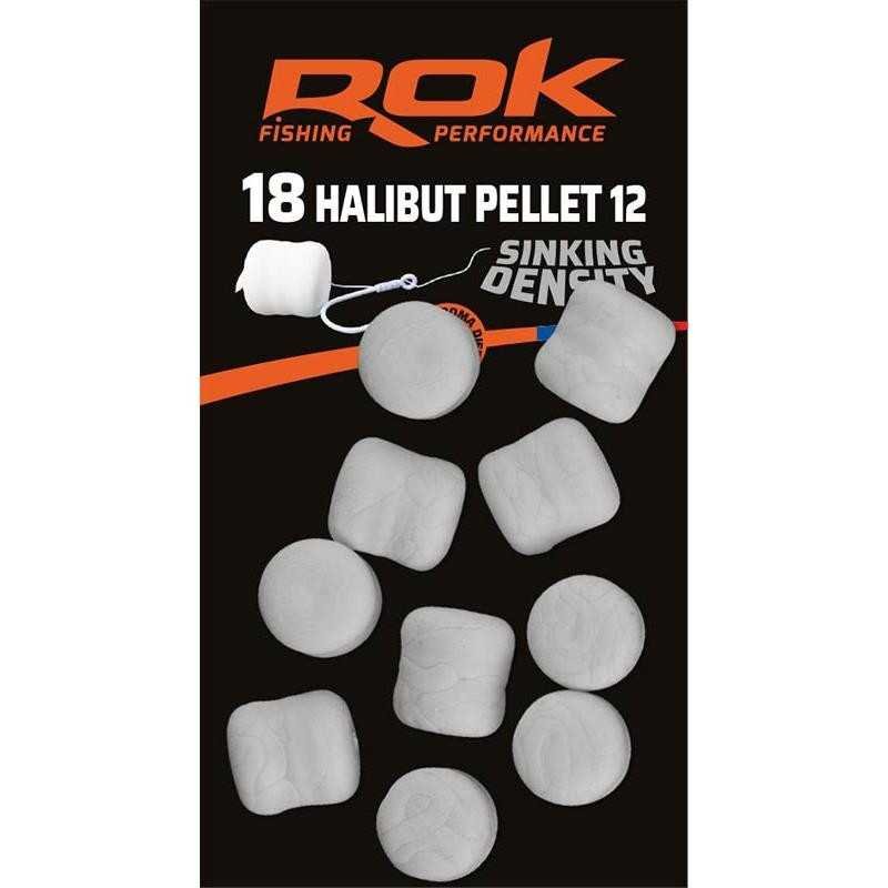 Pellet Artificiel Halibut 12mm Sinking Density Arômatisé Rok (x18)-Appâts Artificiels-Carptour