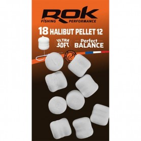 Pellet Artificiel Halibut 12mm Perfect Balance Arômatisé Rok (x16)