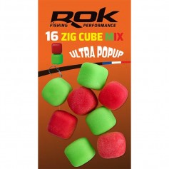 Zig Cube Ultra Pop-Up Rouge & Vert Rok